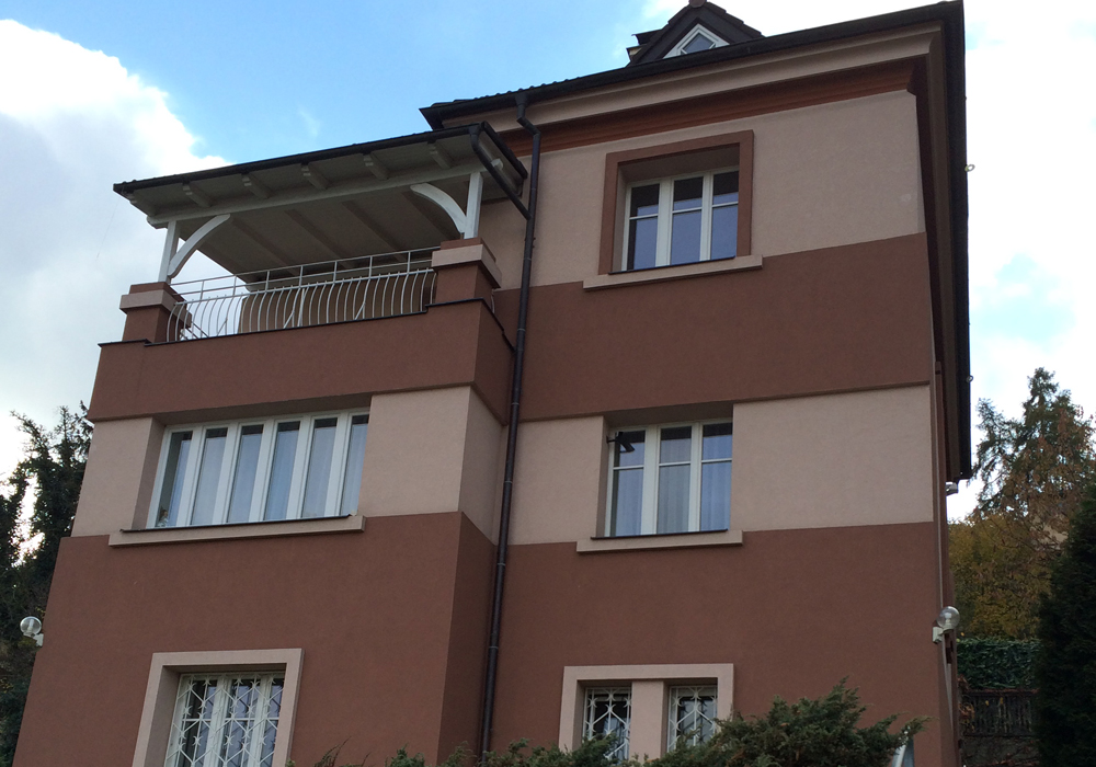 Rekonstrukce fasády Praha 5 Zlíchov